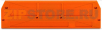 Торцевая и промежуточная пластина; толщиной 2,5 мм; оранжевые Wago 280-373