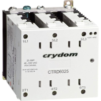 Реле твердотельное 25 А, трехфазное, 600 В/AC Crydom CTRD6025