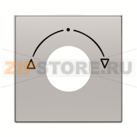 Накладка для выключателя с ключом, серебристый алюминий ABB 2CLA855310A1301