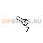 Perno per cerniera sportello per lava Elettrobar Fast 30 Perno per cerniera sportello per lava Elettrobar Fast 30Запчасть на деталировке под номером: 7