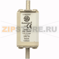 Предохранитель, 50 A, AC 690 В, 200 кА, DIN 00, 30x60x79 мм, gR, DIN, IEC Eaton FUSE 50A 690V D