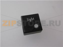 TASTO QUADRATO NERO 23x23 mm &quot;LIGHT&quot; 