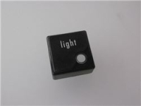 TASTO QUADRATO NERO 23x23 mm "LIGHT"