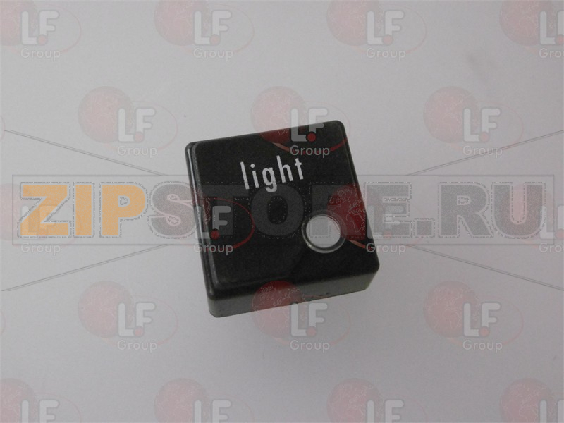 TASTO QUADRATO NERO 23x23 mm "LIGHT" 