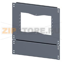 SIVACON, base, with cutouts for flanges, IPXX, T: 500 mm, W: 400 mm, zinc-plated Siemens 8MF1045-2UB52-0