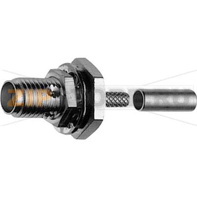 Разъем SMA, 50 Ом, 1 шт Telegärtner J01151A0601 