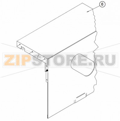 Крышка принтера Datamax W-6208 Крышка принтера Datamax W-6208Запчасть на сборочном чертеже под номером: 6Количество запчастей в комплекте: 1Название запчасти Datamax на английском языке: Access Cover 