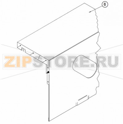 Крышка принтера Datamax W-6208 Крышка принтера Datamax W-6208Запчасть на сборочном чертеже под номером: 6Количество запчастей в комплекте: 1Название запчасти Datamax на английском языке: Access Cover 