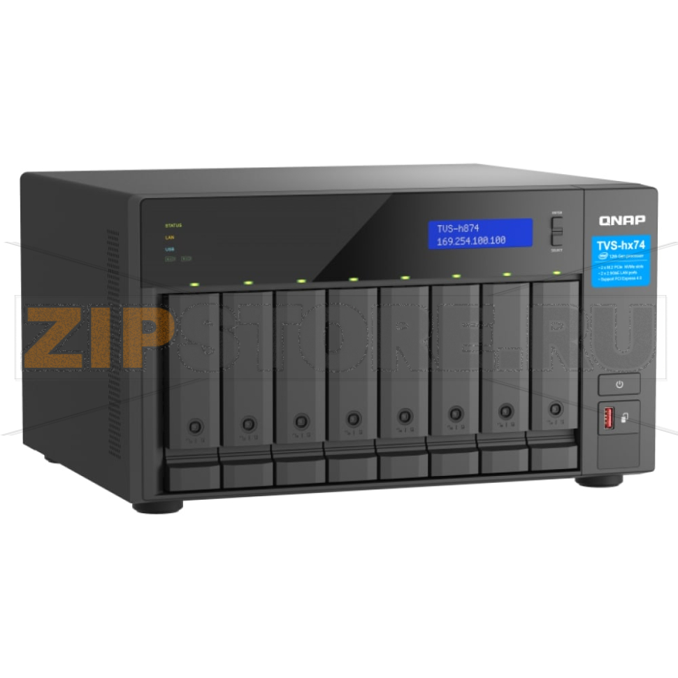 Накопитель сетевой QNAP TVS-H874 