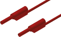 Провод тестовый 0.5 м, 10 A, 1000 В/AC/DC, красный Hirschmann 975695701
