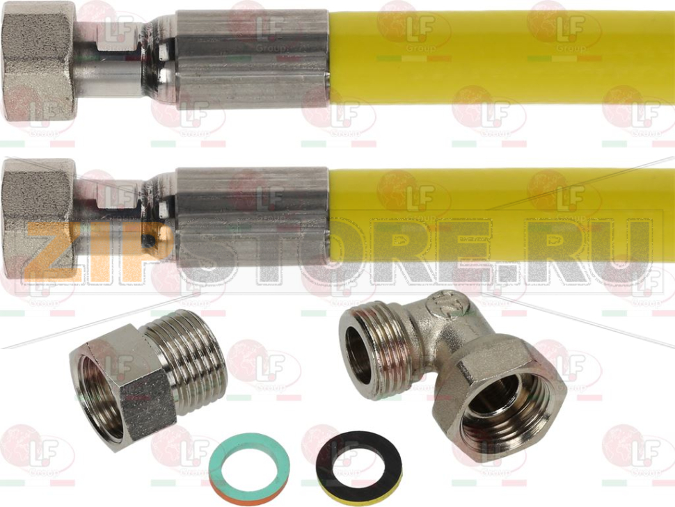 ГАЗОВЫЙ ШЛАНГ TUBOGAZ Ø 1/2"MF 1500 ММ 