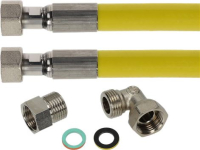 ГАЗОВЫЙ ШЛАНГ TUBOGAZ Ø 1/2"MF 1500 ММ