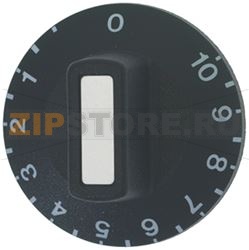 KNOB BLACK ø 50 mm 1-10 