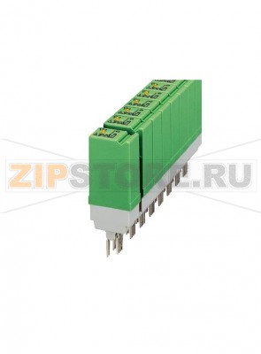 Вставная силовая оптопара Phoenix Contact ST-OV3-220DC/240AC/3 со световым индикатором и защитной схемой для входной и выходной цепи, вход: 220 В постоян. тока, выход: 24 - 280 В перемен. тока / макс. 3 А, устанавливается на блоки базовых клемм.Минимальный заказ: 10 шт.Упаковка: 10 шт.