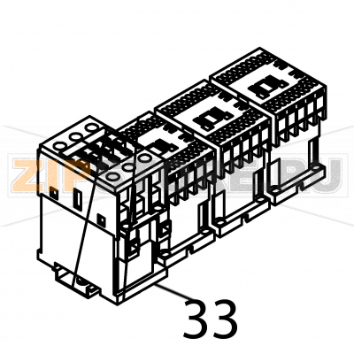 Contactor (wash tub resistors) Fagor FI-2700I Contactor (wash tub resistors) Fagor FI-2700IЗапчасть на деталировке под номером: 33Название запчасти Fagor на английском языке: Contactor (wash tub resistors) FI-2700I.