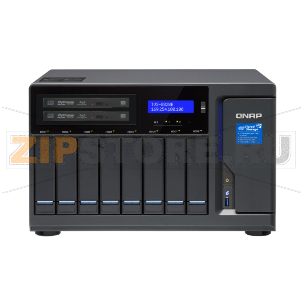 Накопитель сетевой QNAP TVS-882BR 