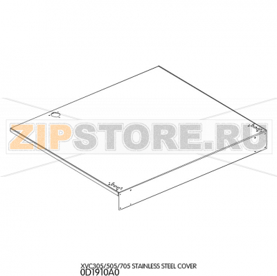 Stainless steel cover Unox XVC 305 Stainless steel cover Unox XVC 305Запчасть на деталировке под номером: 1Название запчасти на английском языке: Stainless steel cover  XVC 305