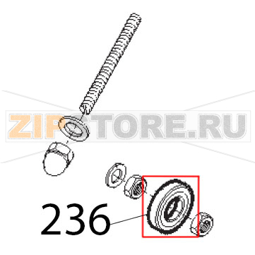 Cuscinetto biella aut. 626 Sirman Mirra 300 Cuscinetto biella aut. 626 Sirman Mirra 300Запчасть на деталировке под номером: 236