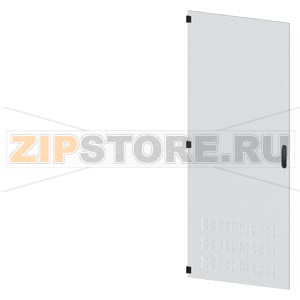 SIVACON, door, left, ventilated, IP40, H: 2200 mm, W: 800 mm, RAL 7035, Protection class 1 Siemens 8MF1280-2UT15-2BA2 