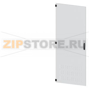 SIVACON, door, left, ventilated, IP40, H: 2200 mm, W: 800 mm, RAL 7035, Protection class 1 Siemens 8MF1280-2UT15-2BA2 