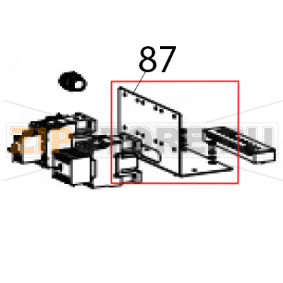 Electrical plate Hurakan HKN-20SN Electrical plate Hurakan HKN-20SNЗапчасть на деталировке под номером: 87