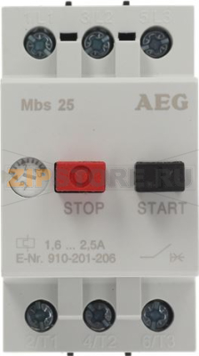 АВАРИЙНЫЙ ВЫКЛЮЧАТЕЛЬ ДВИГAT. AEG Mbs25 