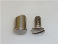 GANCIO PERNO INOX CON NOTTOLINO M6
