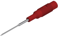 Щуп тестовый 4 мм, красный Hirschmann MZS 1 - PRUEF ROT / RED