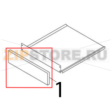 Take-up stockpan plaque Airhot CT-300 Take-up stockpan plaque Airhot CT-300Запчасть на деталировке под номером: 1