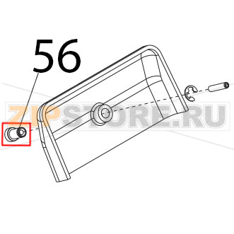 Manop. ix. coperc. supp. vela LNR Sirman Palladio 350 Automec Manop. ix. coperc. supp. vela LNR Sirman Palladio 350 AutomecЗапчасть на деталировке под номером: 56