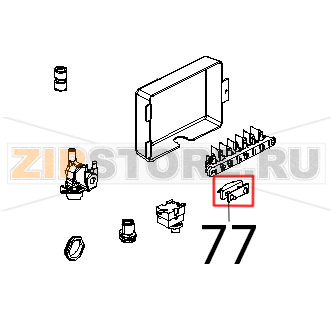 Pressacavo FV 268 RO Unox XV 203G Pressacavo FV 268 RO Unox XV 203GЗапчасть на деталировке под номером: 77