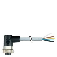 СИЛОВОЙ КАБЕЛЬ  7/8 ДЛЯ 24V, SWITCHED И UNSWITCHED PREASSEMBLED C 1X7/8 ONE SIDE ANGLED, 1,5MM2 FEMALE, 5POLE, LENGTH 5,0M Siemens 3RK1902-3GB50
