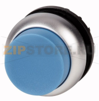 Головка кнопки выступающая без фиксации, синяя Eaton M22-DH-B