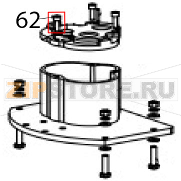 Hexagon socket cap screws Hurakan HKN-20SN2V Hexagon socket cap screws Hurakan HKN-20SN2VЗапчасть на деталировке под номером: 62