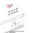 Plastic clip to fix contactors Unox XVC 055
