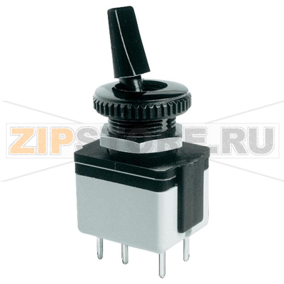 Тумблер 250 В/AC, 3 А, 2 x выкл/вкл, 1 шт APEM 4641A-22 