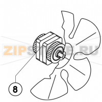 Fan motor 220/230V 3 60 Hz Brema G 1000