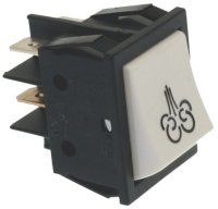 BIPOLAR SWITCH WHITE 16A 250V