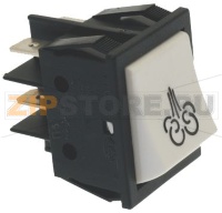BIPOLAR SWITCH WHITE 16A 250V