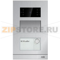 Видеопанель вызывная, уличная, IP, 1 кнопка, монтаж: скрытый, H81363P1-A ABB 2TMA130010A0007