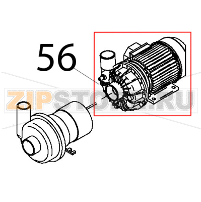 Elettropompa ZF650 SX Teikos TS983 Elettropompa ZF650 SX Teikos TS983Запчасть на деталировке под номером: 56