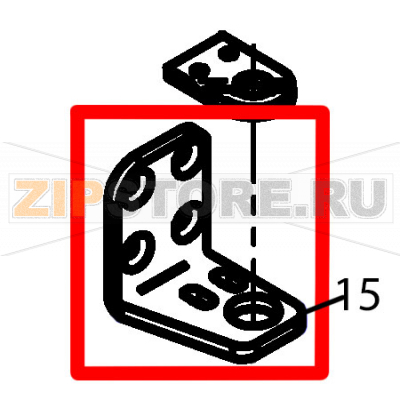 Lower folder hinge Fagor VE-202 Lower folder hinge Fagor VE-202Запчасть на деталировке под номером: 15Название запчасти Fagor на английском языке: Lower folder hinge VE-202.
