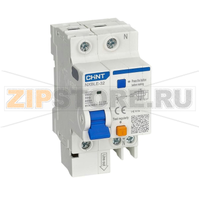 Дифавтомат 16 А, 30 мА, 6 кА Chint NXBLE-32 