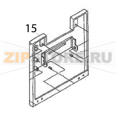Rewind cover assy Sato HR212 TT Rewind cover assy Sato HR212 TTЗапчасть на деталировке под номером: 15Название запчасти на английском языке: Rewind cover assy Sato HR212 TT.