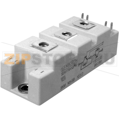 Модуль IGBT, корпус SEMITRANS 2, I(C) 160 А, U(CES) 1700 В Semikron SKM145GB176D 