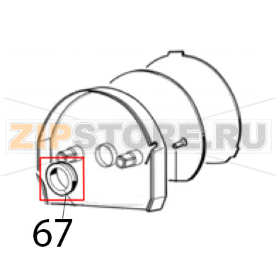 Rear bushing Ugolini MT 1 Rear bushing Ugolini MT 1Запчасть на деталировке под номером: 67