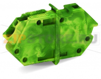 Проходные клеммы; 4 mm; Шаг контактов 7 мм; 1-пол.; CAGE CLAMP®; 4,00 mm; зеленые-желто Wago 826-159/000-016
