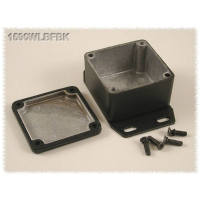 Корпус алюминиевый 50.5x50.5x31 мм, черный, 1 шт Hammond 1590WLBFBK