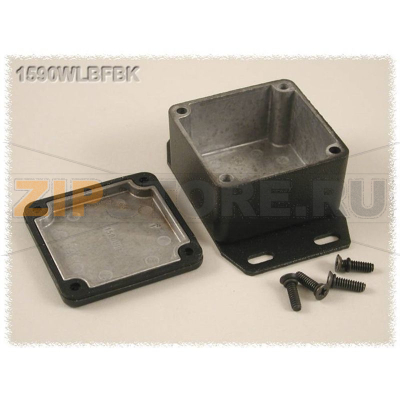 Корпус алюминиевый 50.5x50.5x31 мм, черный, 1 шт Hammond 1590WLBFBK 