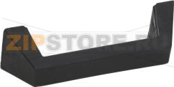 PLASTIC HANDLE 123 mm BLACK 
